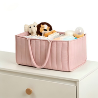 Cesta Organizadora de Pañales Acolchada de Gran Capacidad Personalizada para Bebés Recién Nacidos
