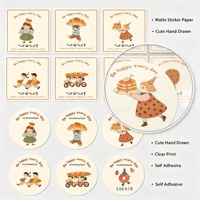Autocollant personnalisé pour logo de café, estampage à chaud, étiquette alimentaire chocolatée, autocollant auto-adhésif en vinyle imperméable pour boulangerie et pain