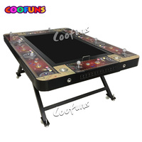 10 joueurs Machine de pêche Arcade Table de poisson pliante Dragon Slayer jeu de poisson avec armoire de jeu de pêche en métal