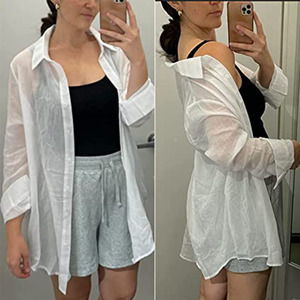 Robes <span class=keywords><strong>de</strong></span> nuit sexy à manches longues transparentes pour filles, robes <span class=keywords><strong>de</strong></span> nuit à boutons, robes <span class=keywords><strong>de</strong></span> nuit <span class=keywords><strong>de</strong></span> beauté endormie, lingerie - Product Image 3
