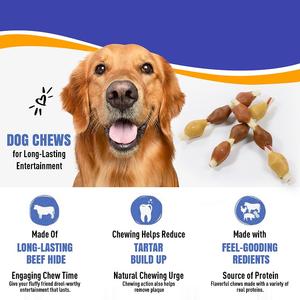 Pal'ın Delight üçlü aromalı ördek/tavuk/sığır Kabobs köpekler yüksek <span class=keywords><strong>Protein</strong></span> tahıl ücretsiz düşük yağ diş kollajen temiz dişler davranır - Product Image 5