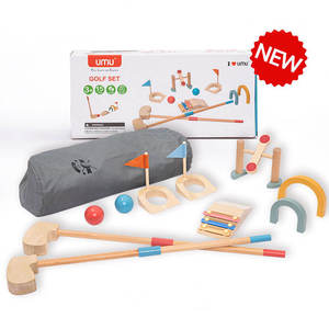 Ensemble de <span class=keywords><strong>golf</strong></span> en bois personnalisé pour enfants, jeu de sport éducatif pour 2 joueurs, cadeau pour garçons et filles, pour l'intérieur et l'extérieur - Product Image 6