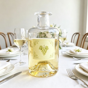 Botella <span class=keywords><strong>de</strong></span> Vidrio Transparente <span class=keywords><strong>de</strong></span> 500 ml para <span class=keywords><strong>Vodka</strong></span>, Ginebra, Brandy, Ron, Vidrio Súper Transparente, Botellas Vacías <span class=keywords><strong>de</strong></span> Vidrio Grueso - Product Image 2
