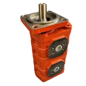 Pompe à double engrenage hydraulique CBGJ2080/1025-XF HUAMAO pour pièces de machines de construction, pression standard, garantie 1 an - Product Image 1