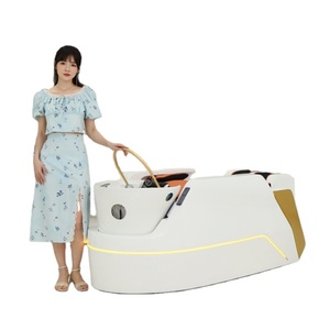 Table de lavage automatique intelligente Kisen avec fauteuil de salon de luxe pour spa thaïlandais et massage robotisé par air - Product Image 1