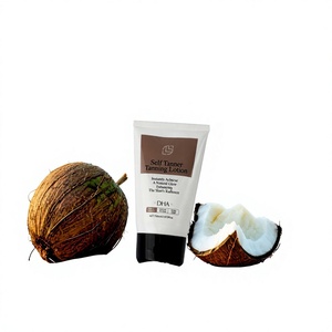 Lotion autobronzante hydratante 150 ml, crème bronzante sans soleil, DHA, aloe vera, huile de coco, teint clair à moyen, éclat naturel, crème bronzante - Product Image 2