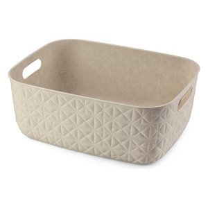 Cesta plastica riciclata (38x29x14,5cm) SOFTEX Bianco gesso K258717 - Product Image 1