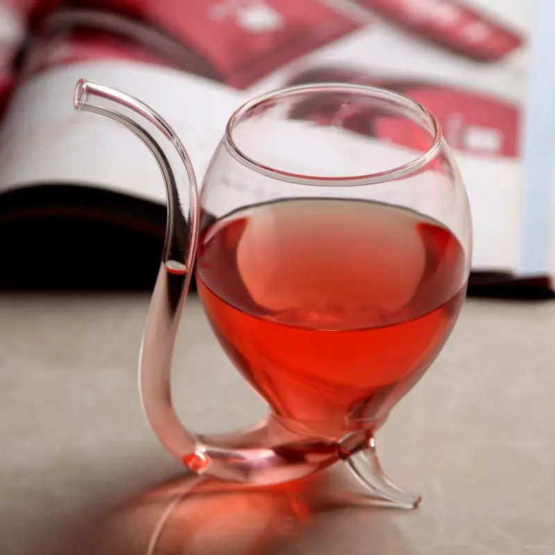 Unieke Ontworpen Fancy Verschillende Vorm Vampire Elegant Sap Glas Zomer Rietje Cocktails Glas