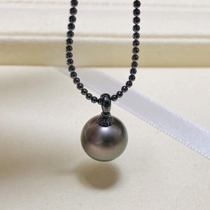 S925 <b>Silver</b> Necklace with DIY Pearl Accessories Platinum & Gold Plated Flower <b>Chain</b> Fashion Loop Buckle & <b>Cross</b> <b>Chain</b> - Product Image 2