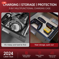 Ensemble de chargeurs de piles au lithium-ion rechargeables PHOTOOLEX 1,5 V AA, 3600 mWh, 1600 cycles, lot de 8
