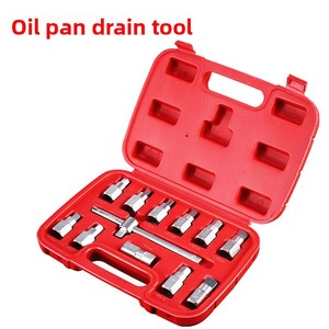 Lot <span class=keywords><strong>de</strong></span> 12 clés à boulons <span class=keywords><strong>de</strong></span> <span class=keywords><strong>vidange</strong></span> d'huile pour transmission, outils hexagonaux à filetage carré, pour réparation automobile, avec mallette rigide - Product Image 3
