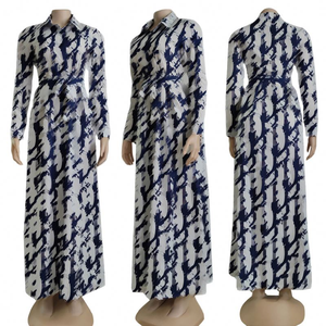 Mới Đến Của Phụ Nữ Cộng Với Kích Thước Dresses Thiết Kế Thời Trang Quần Áo Cho Công Việc Của Phụ Nữ Phong Cách Thời Trang In Kỹ Thuật Số Mùa Xuân - Product Image 5