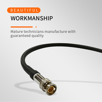 Câble SDI 12G Câble BNC vers BNC plaqué or 75 Ohm Coaxial UHD 4K 60Hz 12G-SDI Câble vidéo de haute qualité