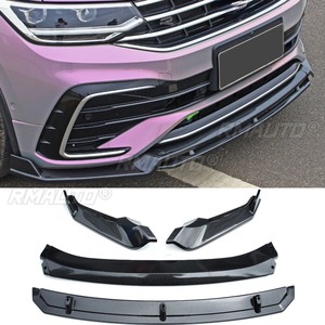 Car Front Bumper <b>Lip</b> Splitter Diffuser Spoiler Bumper Guard Protector Cover For Vw Tiguan L R-Line Sport 2022 Car Accessories - Product Image 5