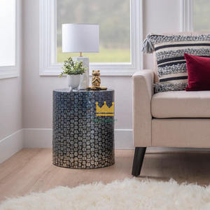 Mesa de Centro con Incrustaciones de Hueso Hecha a Mano, Muebles Modernos para Sala de Estar de Fabricante Vietnamita - Product Image 5