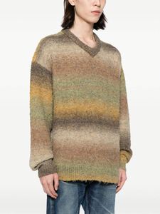 Pull tricoté personnalisé pour hommes, pull d'automne en tricot à manches longues pelucheuses, pull surdimensionné à col rond pour hommes - Product Image 2