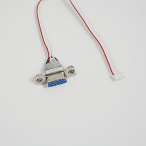 PLC 및 테스트 장비용 OEM 맞춤형 HDB 15P/F ~ MX1.25 6PIN 산업용 케이블 - Product Image 1