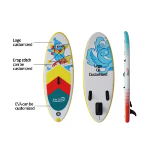 China manufacture Dropstitch SUP Kid Children Paddle Board Inflatable ISUP with Accessories