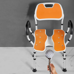 Alta calidad ajustable plegable ligero ajustable movilidad discapacidad baño ducha inodoro silla ducha silla - Product Image 5