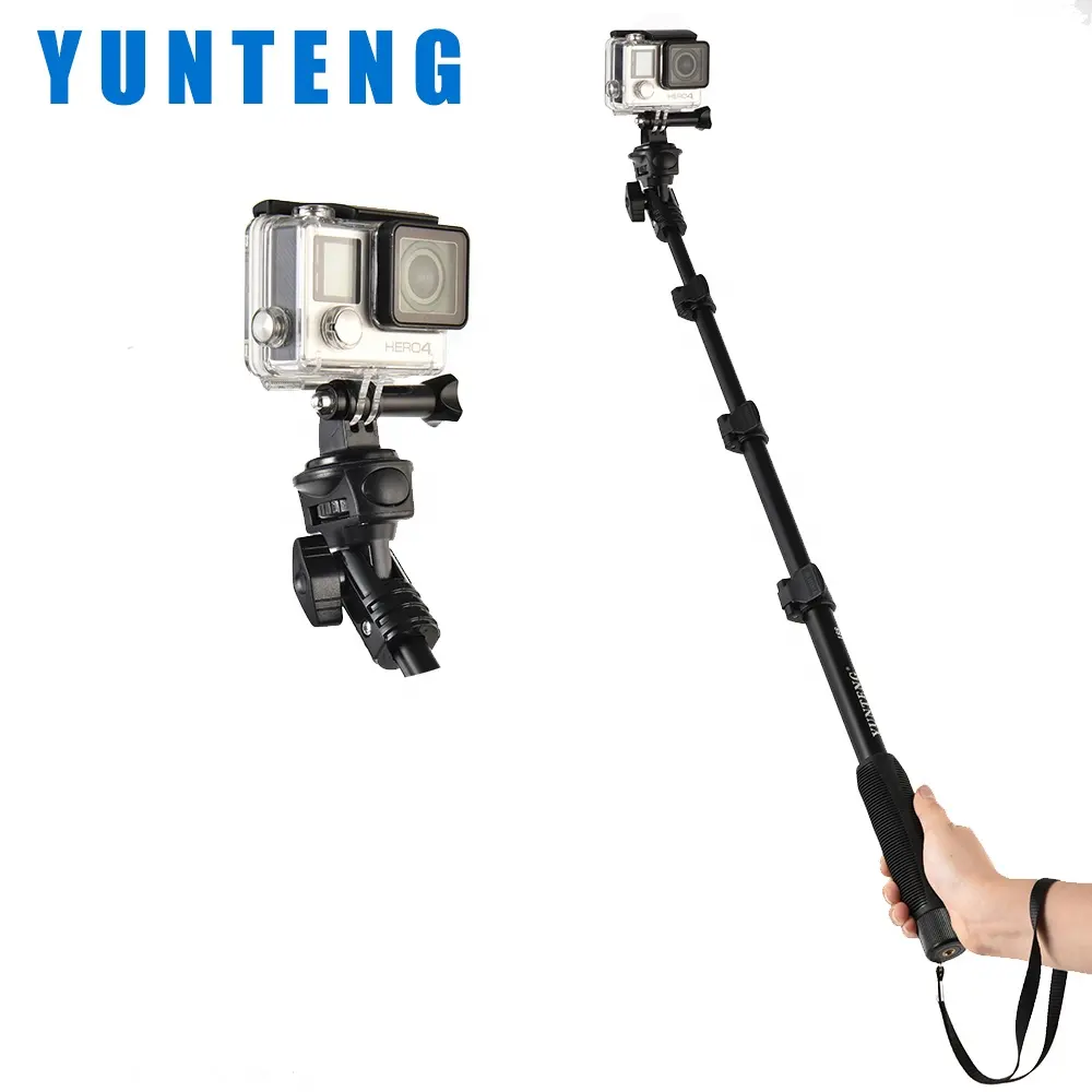 YUNTENG YT-188 Aluminum Selfie Stick Monopod for Camera iphone Android Smartphone and Gopro Action Camera