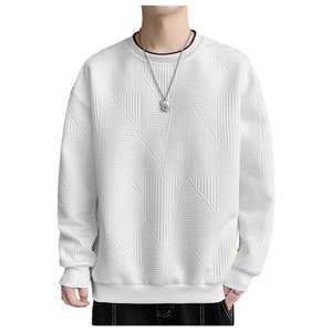 Sudadera de algodón unisex de peso pesado ODM logotipo personalizado con capucha cuello redondo técnica bordada para hombres - Product Image 2