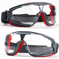 Gafas de Seguridad 3M GA501 con Lentes Transparentes, Revestimiento Antivaho, Protección Contra Salpicaduras de Polvo y Líquidos, Gafas de Policarbonato para Cuartos Limpios