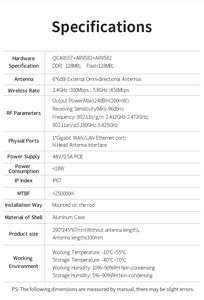 Comfast CFWA860 jarak <span class=keywords><strong>WiFi</strong></span> Hotspot <span class=keywords><strong>Router</strong></span> Gigabit port Dual Band nirkabel Outdoor <span class=keywords><strong>WIfi</strong></span> <span class=keywords><strong>Access</strong></span> <span class=keywords><strong>Point</strong></span> Base station cakupan AP - Product Image 6