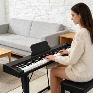 <span class=keywords><strong>Meilleur</strong></span> prix DEMAN XH-8802 Piano numérique portable 88 touches lestées Professionnel 1 pédale 800 sons <span class=keywords><strong>80</strong></span> chansons Piano droit - Product Image 1