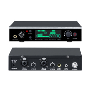 AC200 Wholesale Factory OEM UHF Wireless In-Ear Monitor <b>System</b> <b>Stereo</b> Sound for Stage Live Show - Product Image 5