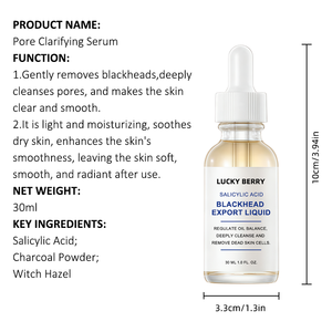 Loción Exfoliante de Alta Gama OEM y ODM de 30 ml, Líquido Exfoliante Suave <span class=keywords><strong>para</strong></span> Piel Muerta y Puntos Negros, Ampolla Exfoliante <span class=keywords><strong>para</strong></span> Puntos Negros - Product Image 3