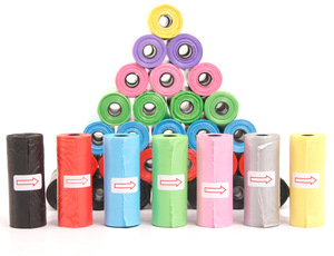 Sacs à déjections canines écologiques en gros, réutilisables, biodégradables, en plastique et matériau EPI, avec fermeture facile pour chiots - Product Image 5