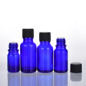 Amber glass cosmetic <b>bottles</b> Cylinder screw cap container Cosmetic storage glass jars Amber screw top <b>bottles</b> - Product Image 6