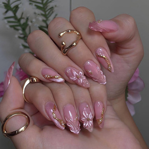 <span class=keywords><strong>Uñas</strong></span> Postizas de Lujo al por Mayor de Alta Calidad, Marca Privada, <span class=keywords><strong>Uñas</strong></span> Acrílicas Personalizadas, <span class=keywords><strong>Uñas</strong></span> Hechas a Mano para el Cuidado de las <span class=keywords><strong>Uñas</strong></span> - Product Image 2