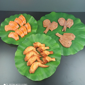 Feuilles de bananier artificielles en latex, aspect réaliste, imperméables, vertes, pour décoration murale intérieure, mariage, usage domestique - Vente en gros L-084 - Product Image 4
