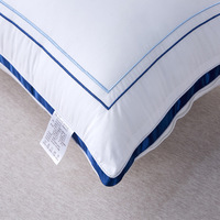 Casualpure Hôtel Qualité 200TC Fil Doux Cou Soutien Plume Velours Oreiller Haute Résilience Core Direct Usine Dropshipping