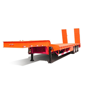 Semi con Lowboy Semi Remolques Remolque De Cama Baja 100 Toneladas - Product Image 2