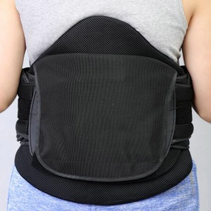 Lumbar Support Belt Adjustable Waist Breathable Mesh Cloth Pulley Pull <b>Rope</b> Waist - Product Image 1