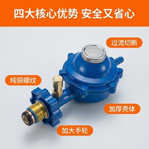 Vanne de réduction de pression de gaz liquéfié Ruyouxin 1/2 pouce, régulateur basse pression antidéflagrant pour usage domestique, norme GB35844 - Product Image 4