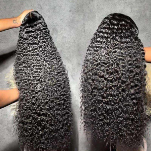 Perruque transparente complète 13*4 5x5 4x4, cheveux malaisiens vierges 100% naturels, couleur naturelle, Remy <span class=keywords><strong>Hair</strong></span> 12A, 12-30 pouces - Product Image 2