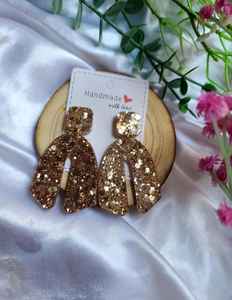 Pendientes de resina elegantes para mujer, diseño ligero, perfectos para uso diario, looks de fiesta y atuendos modernos - Product Image 3