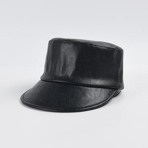 Sombrero <span class=keywords><strong>de</strong></span> montar a <span class=keywords><strong>caballo</strong></span> <span class=keywords><strong>de</strong></span> cuero PU nuevo <span class=keywords><strong>de</strong></span> color sólido vintage - Product Image 4