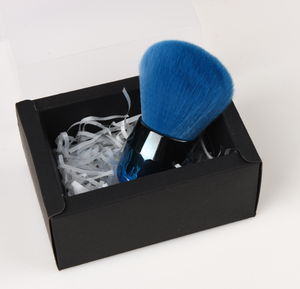 Brocha de maquillaje de una sola Seta, brocha de maquillaje <span class=keywords><strong>Kabuki</strong></span> redonda de belleza, brocha de maquillaje con logotipo personalizado - Product Image 5