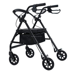 Nuevo estilo Walking Aids 4 ruedas plegable portátil Rollator Walker <span class=keywords><strong>Adulto</strong></span> Walker para personas mayores - Product Image 2