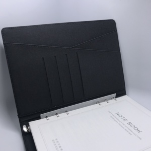 Thiết Kế Mới Ngân Hàng Điện Phí Máy Tính Xách Tay Với Đèn Và Sạc Không Dây Tùy Chỉnh Logo Bìa A5 Pu Máy Tính Xách Tay Da - Product Image 4