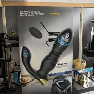 中国ソフトシリコン男性用前立腺マッサージャー,Dildoワイヤレスリモコンアナルプラグとアナルビーズボディ用 - Product Image 3