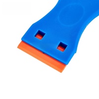 Outil de nettoyage de vitres à lame en plastique pour l'élimination des étiquettes, des autocollants et des décalcomanies, applicateur pour verre et detailing automobile