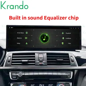Krando Android Auto Multimedia 14.9 ''64G Auto Navi Radio Voor Bmw 3 4 Series F30 F32 F34 F36 2013 ~ 2019 Draadloze Carplay Wifi