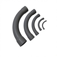 Coude en croissant de lune UPVC haute pression 20-63 mm, connecteur coudé en PVC pour tubes en plastique et raccords de conduites d'eau