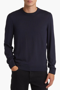 Jersey de punto de moda de cuello alto de invierno, suéter de gran tamaño informal para hombre, suéter liso para hombre - Product Image 2