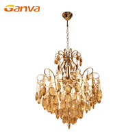 Haute Qualité Table À Manger De Luxe Cristal Décoratif Plafonnier Led Lustre Suspension